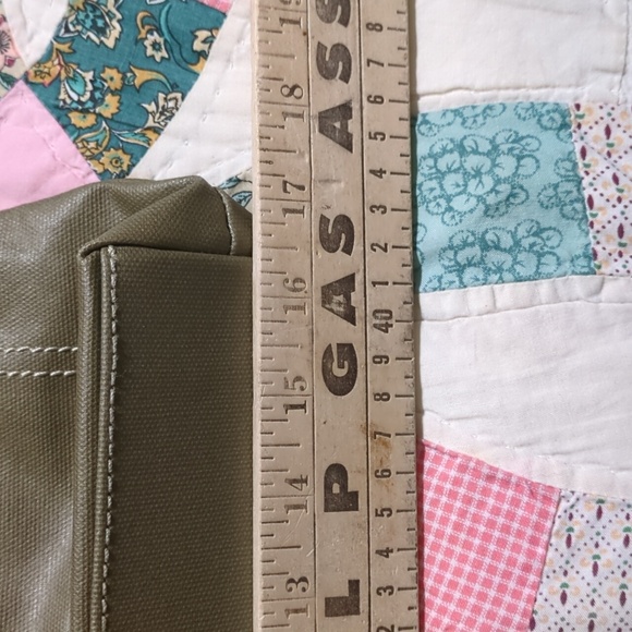 Clava Green Coated Canvas Tote Bag - Picture 10 of 15